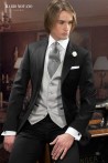 Schwarzer Bräutigamanzug aus reiner Wolle modell 336 Mario Moyano