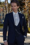 Classic blue groom's suit TRA003 Mario Moyano.