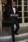 Tailored black tuxedo with shawl lapel BLK003 Mario Moyano