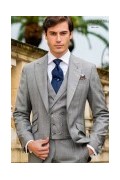 Elegant Bespoke men wedding suits with a modern fitted cut Mario Moyano